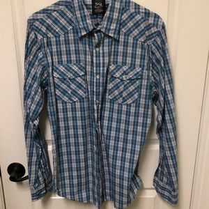 Western style L/S shirt MEDIUM